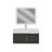 Modern 36" Wall-Mounted Single Bathroom Vanity Set with Mirror-83099337-83099332-83099331