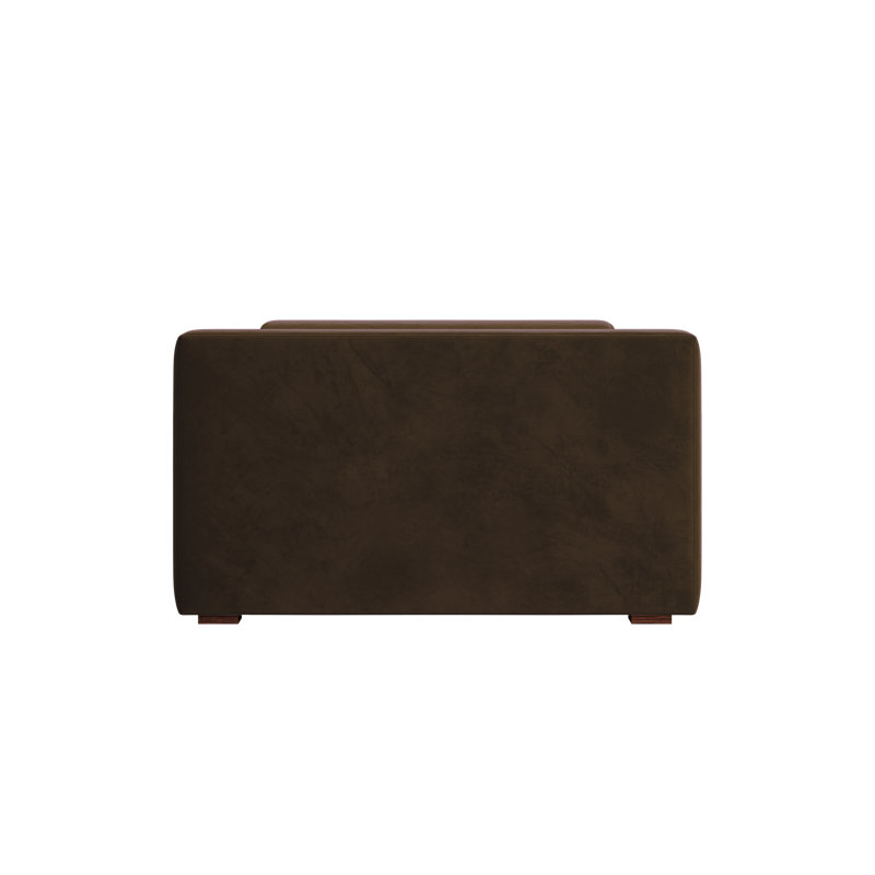 Lit de jour Oliver, Chocolate Recycled Velvet