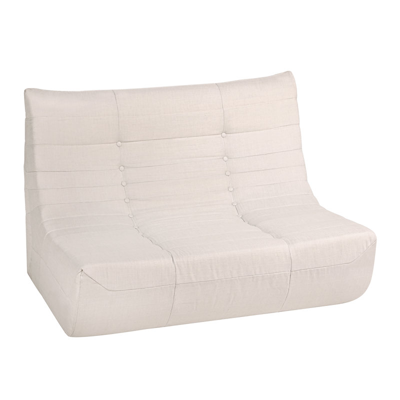 Deko Living Beige Outdoor Compression Foam Sofa Chairs