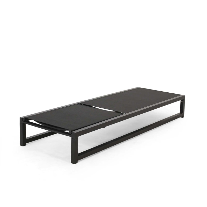 Venice Chaise Lounge, Black