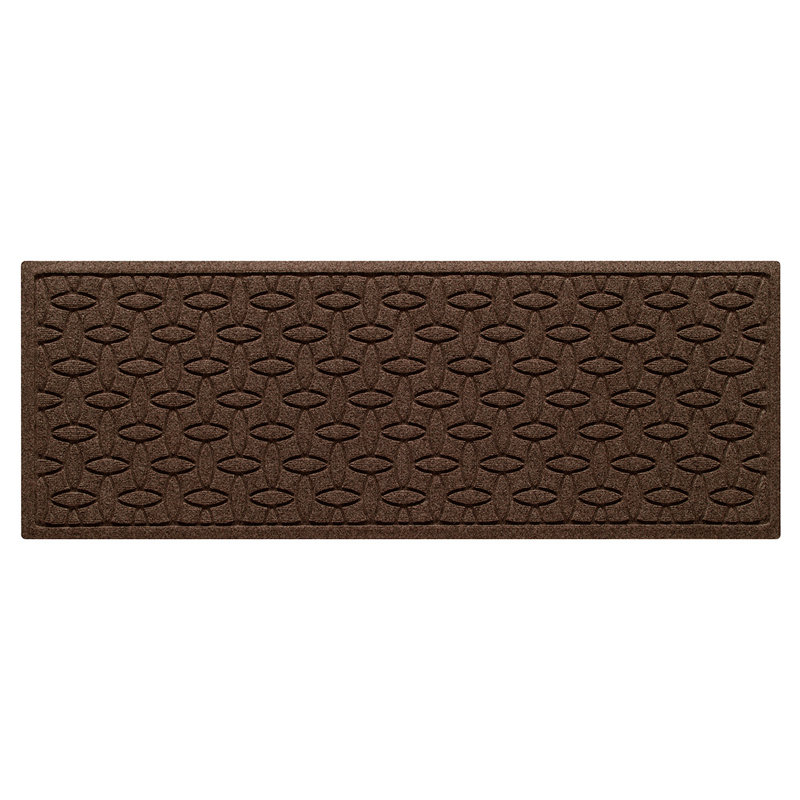 Tapis de porte intérieur antidérapant WaterHog Elipse, Marron foncé, L 1 pi 10 po x L 5 pi