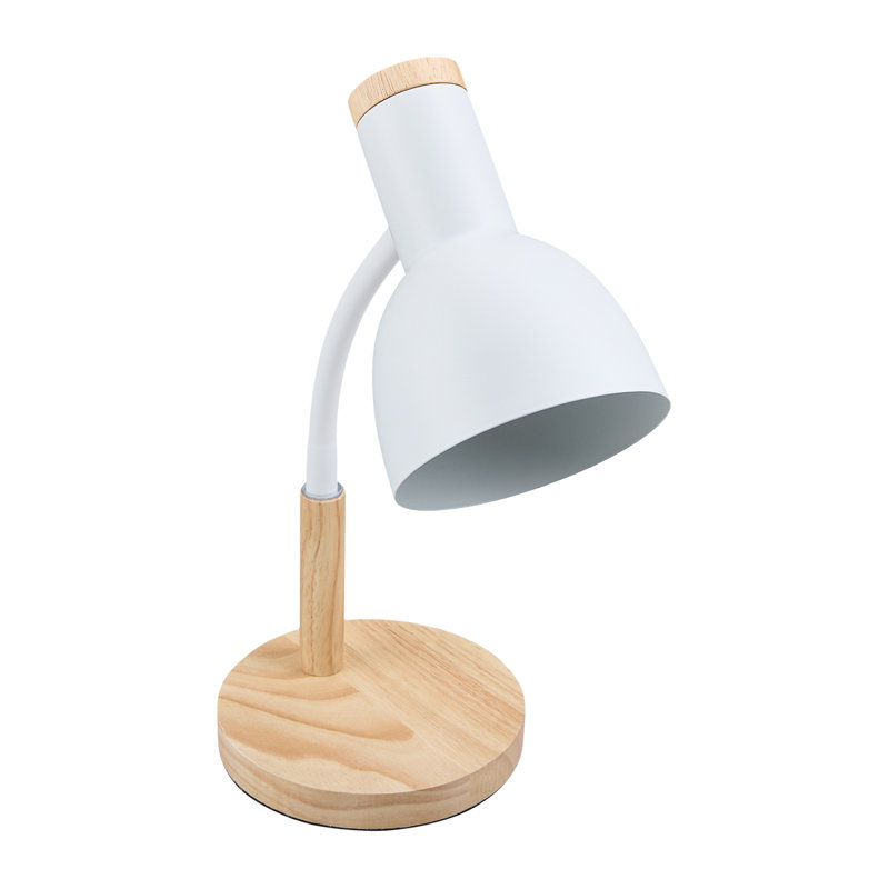 Wood USB Table Lamp