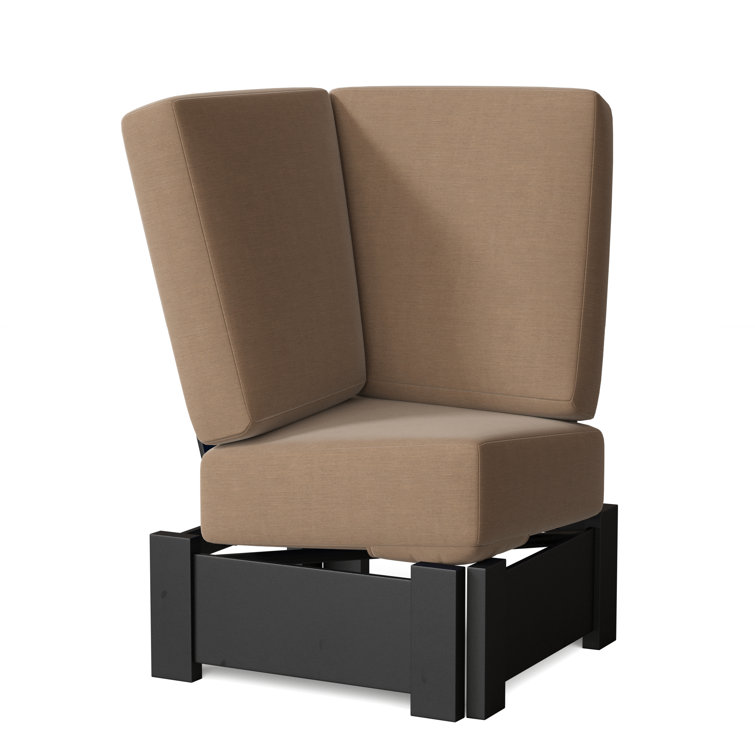 Chaise de patio avec coussins Cherin