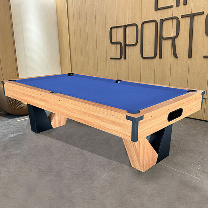 Table de billard commerciale multifonctionnelle trois-en-un, Bleu