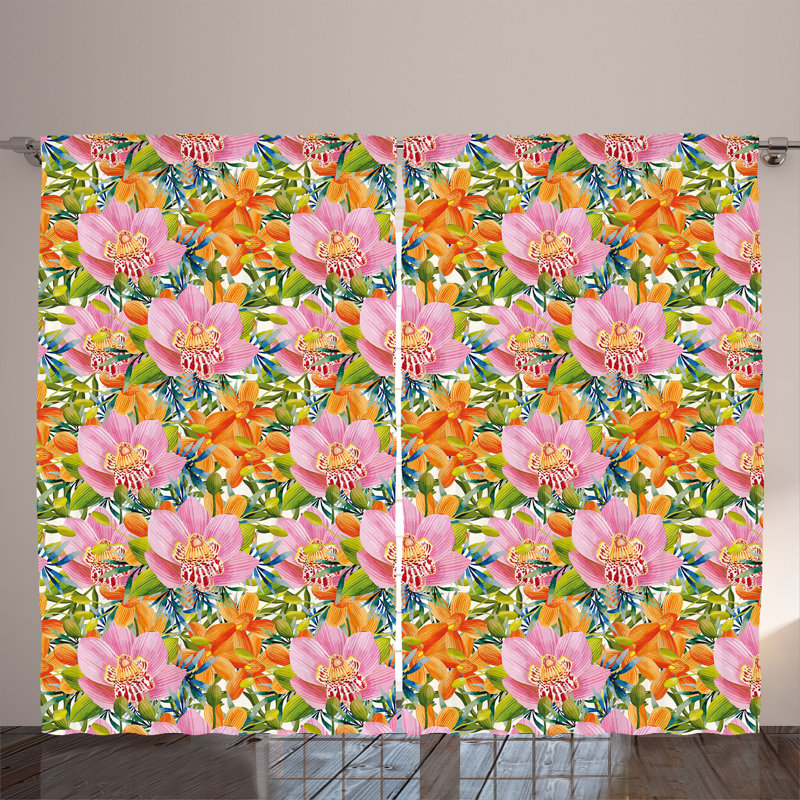 Semi Sheer Curtain Pair