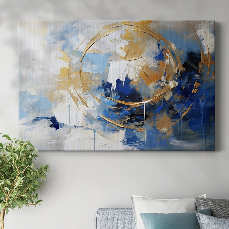 Série de paysages abstraits Cxxxl, H 18 po x l 27 po
