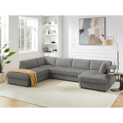 133.1'' Upholstered Sofa With 2 Chaises