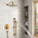 Calliope Wall Mounted 2-Function Retro Pressure-Balanced Shower System with 3 Setting Handheld
