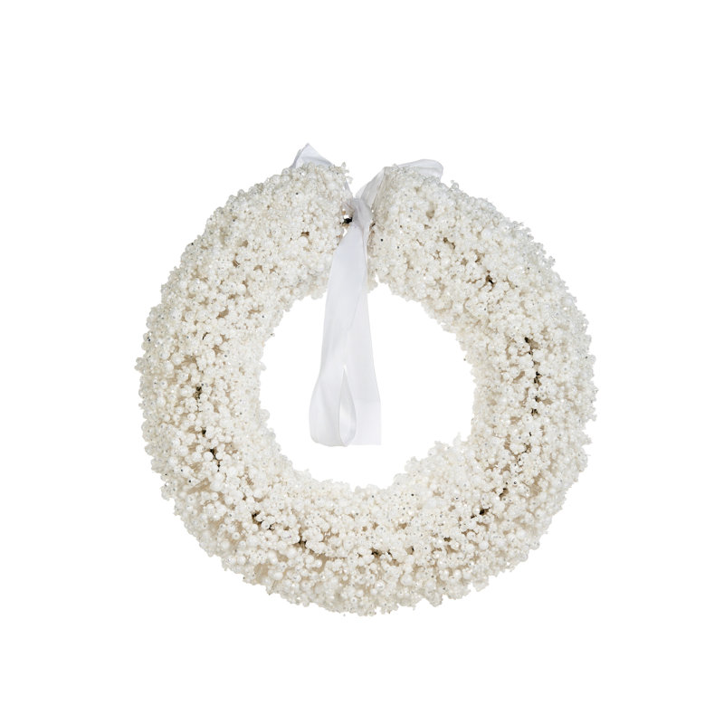 Handcrafted Faux Foam 40cm Wreath