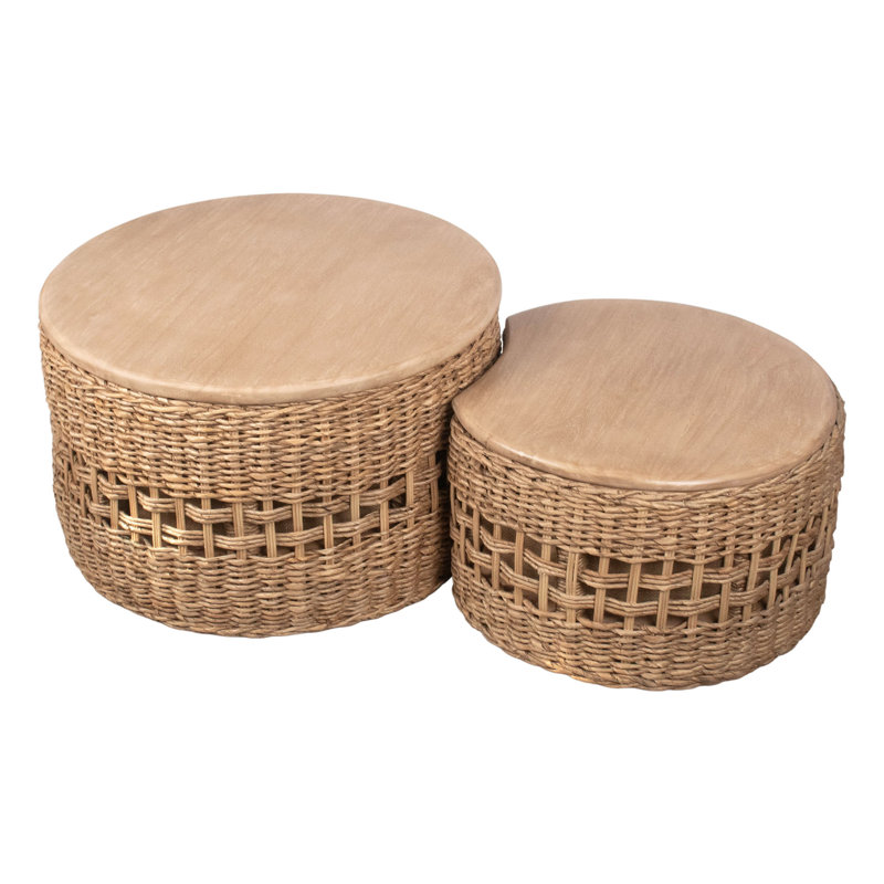 Ensemble de deux tables basses gigognes Navi
