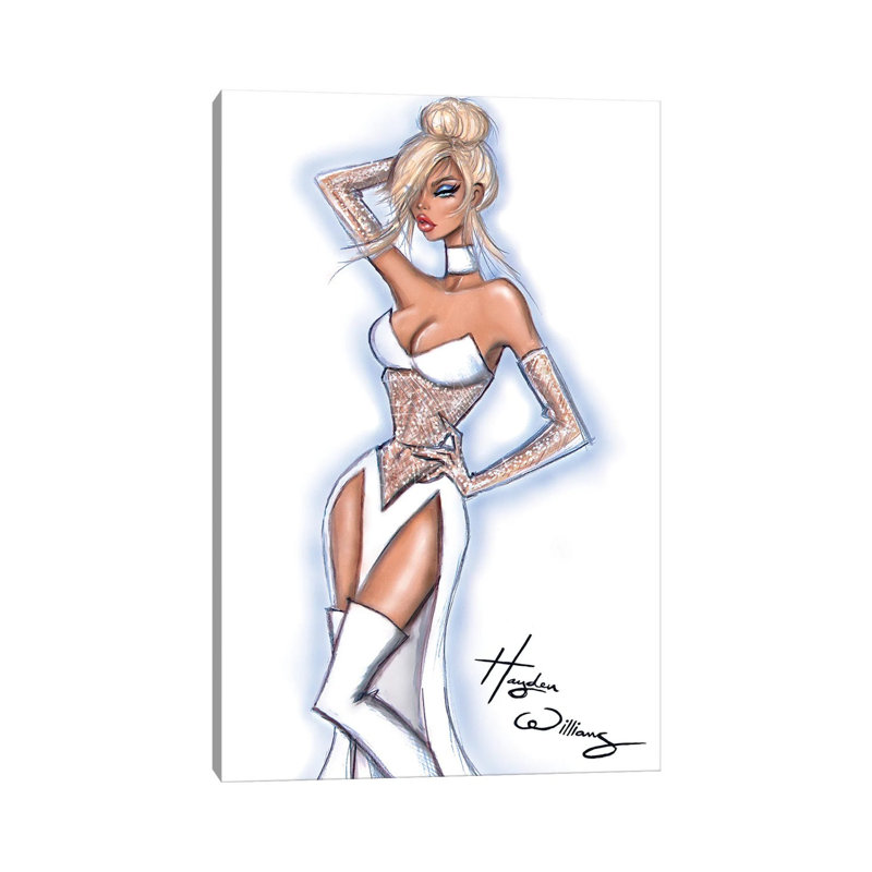«Holli Will» par Hayden Williams, reproduction d'art sur toile tendue, H 40 po x l 26 po x P 1,5 po