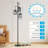 70" Dimmable Floor Lamp With Cage Shade, 3 LED Bulbs For Living Room, Bedroom, Office