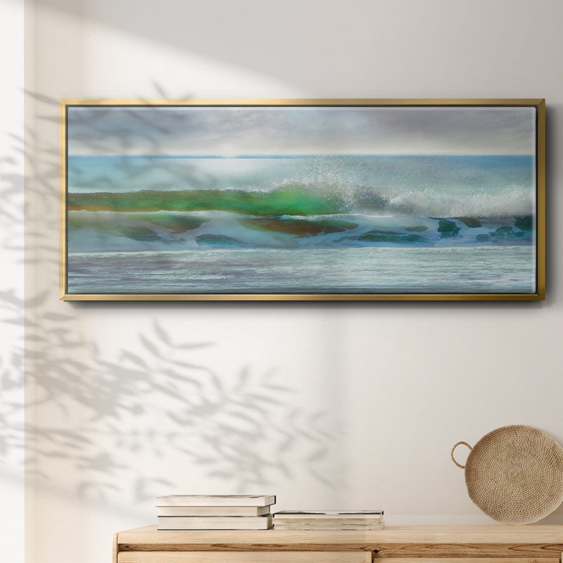 Shining- Framed Canvas, 24" H x 60" W