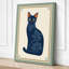 Botanical Cat Boho - Wrapped Canvas-679718519-679718523