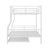 Full XL Over Queen-Sized Metal Bunk Bed With An Underbed Trundle-685993270