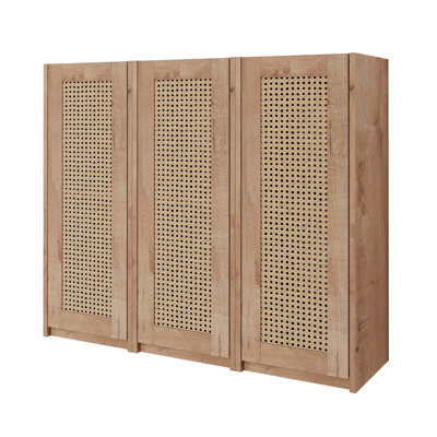 36" Bathroom Side Cabinet,Soft Close Doors,Float Mounting Design