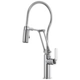 Litze® Pull Down Single Handle Kitchen Faucet with MagneDock® Technology and with Accessories