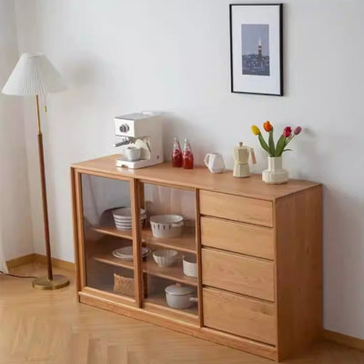 Armoire d'appoint en verre