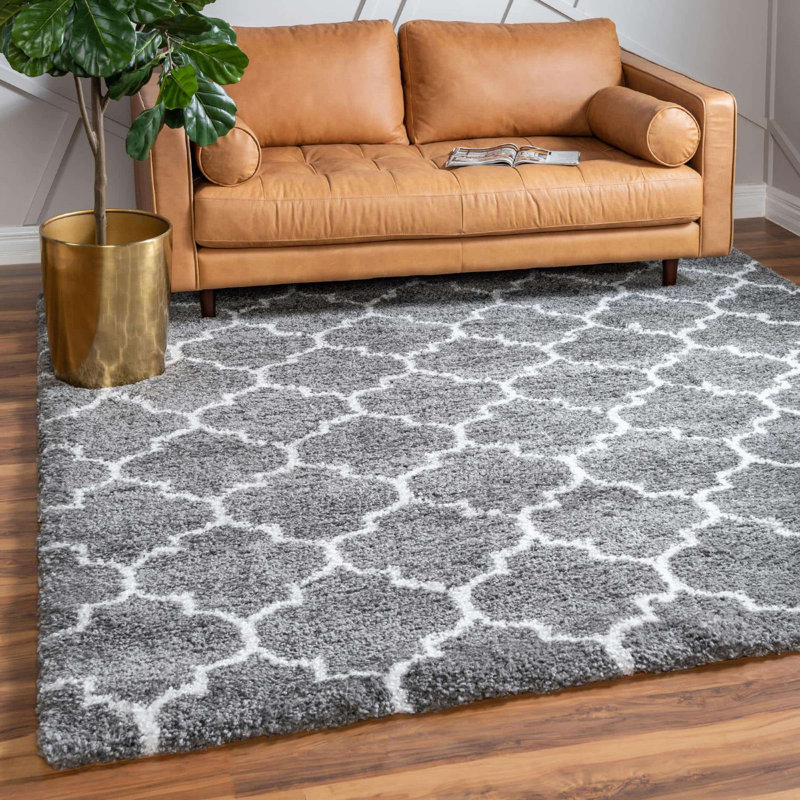 Abdirizak Geometric Indoor Rug, Square 8'