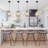 1 - Light Single Modern  Geometric Class Pendant for Dining Room, Kitchen, Foyer, Hallway, Bedroom, Coffee-214960360-214163884
