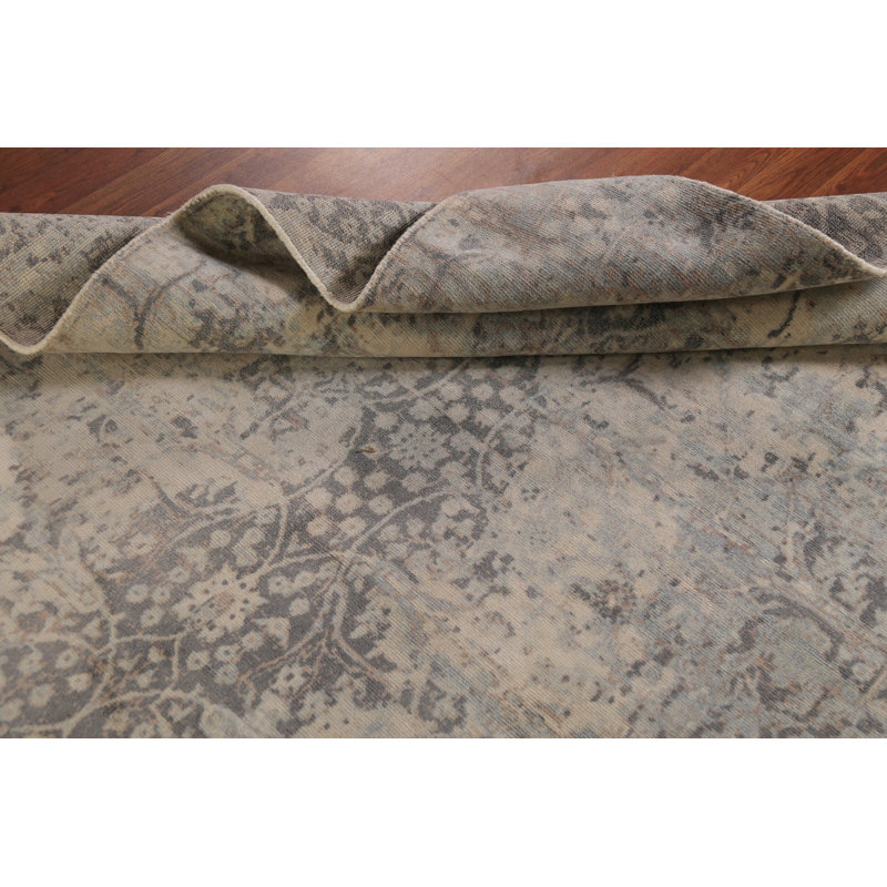 All-Over Handmade Abstract Area Rug 5x8