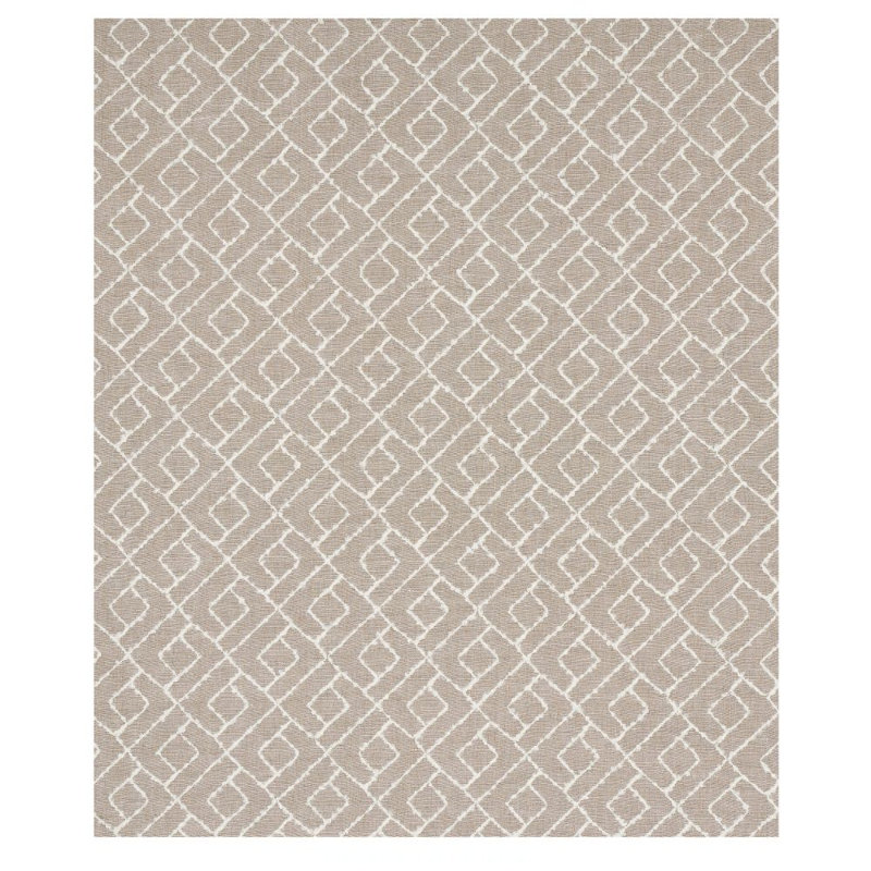 Tissu brodé Durant, Naturel