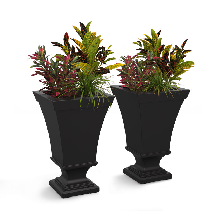Stoneleigh Pot Planter, 2, Black