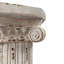 Colonne de style piédestal romain moderne néo-classique Aurelius peinte à la main MGO