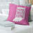 Cotton Blend Reversible Throw Pillow