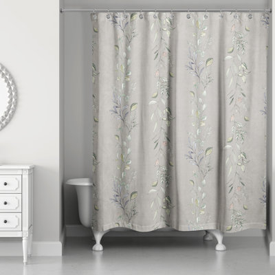 Rideau de douche simple Clementie