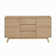 Buffet Kasem, buffet avec 2 portes, buffet avec 3 tiroirs