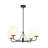 4-light Dimmable Opal Glass Globe Chandelier-403814952