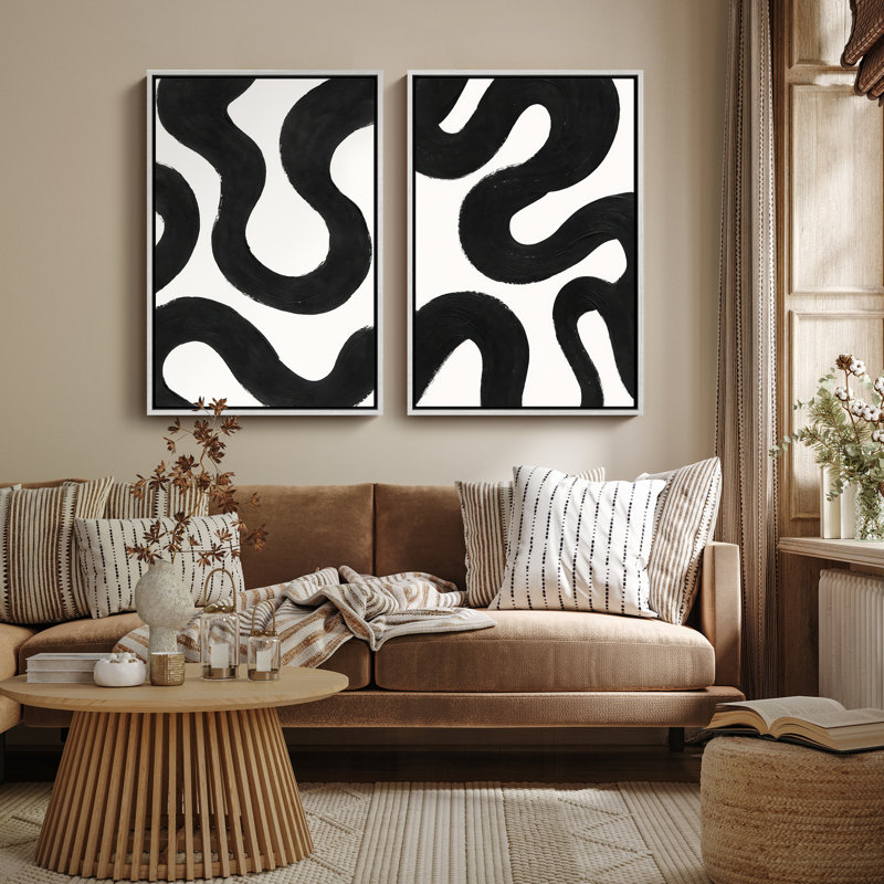 Art mural encadré, rétro, antique et classique pour chambre à coucher - 16 po x 24 po, H 24 po x l 16 po, Blanc