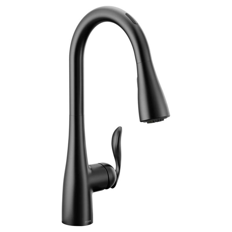 Arbor Single Handle Kitchen Faucet, Matte Black