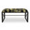 Medallion Upholstered Dining Bench