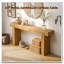 Console en bois massif 63 "