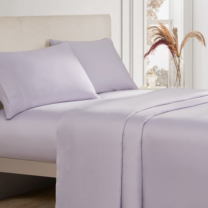 The Sheet Lab Cloud Embrace Sheet Sets, King Sheet Set with 2 Pillowcases, Purple