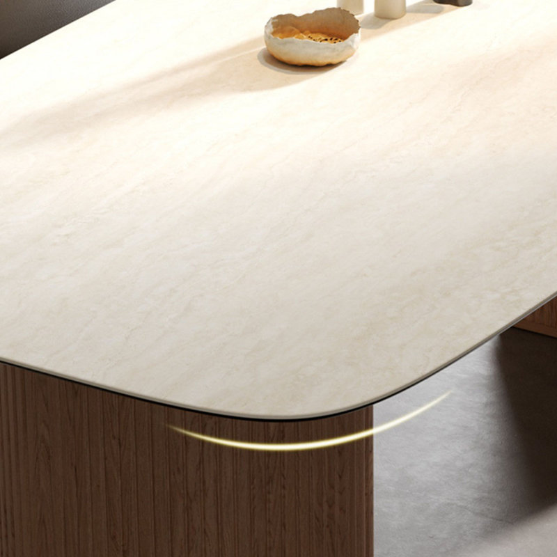 Table de salle à manger Elegant Rock, H 29,5 po x L 70,9 po x l 31,5 po