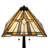 Winchester 25" Matte Black Tiffany-Style Table Lamp