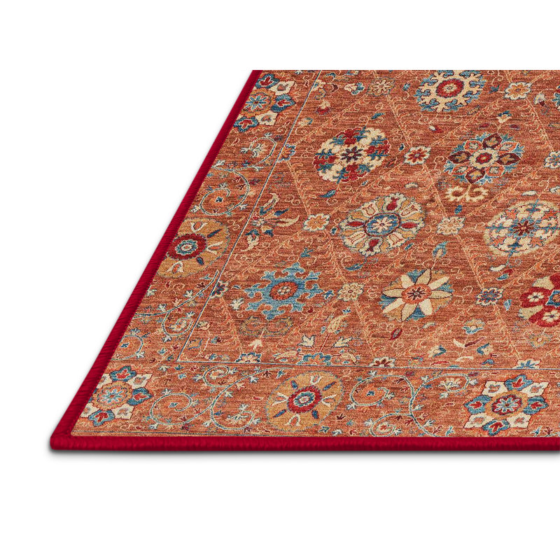 Comhan Floral Indoor Rug, Rectangle 7' x 10'