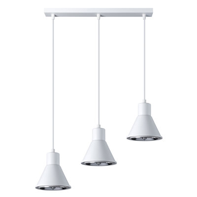 Bertus 3 - Light Stainless Steel Pendant