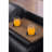 Black Faux Leather L - Shaped Sectional With Storage & Cup Holders 2Pc