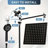 Shower Head Combo 12Inch High Pressure Rain Shower Head with 11 Inch Adjustable Extension Arm and 3 Settings Handheld Shower Head Combo with Long Hose-114181658