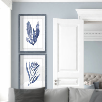 "Seaweed Under Water III" - ensemble de 2 reproductions d'art