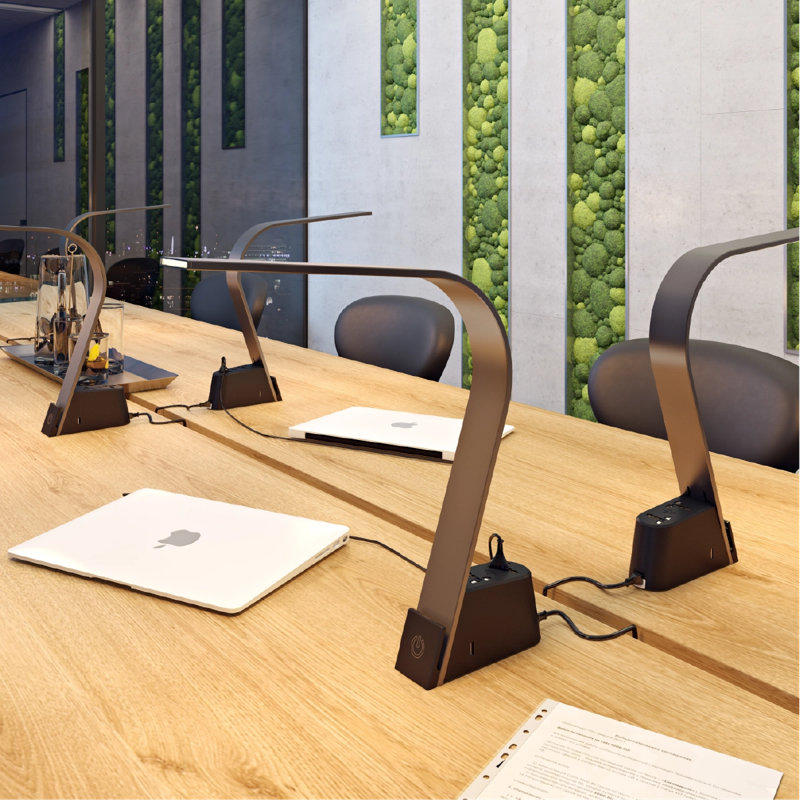 LED Desk Table Lamp, Black