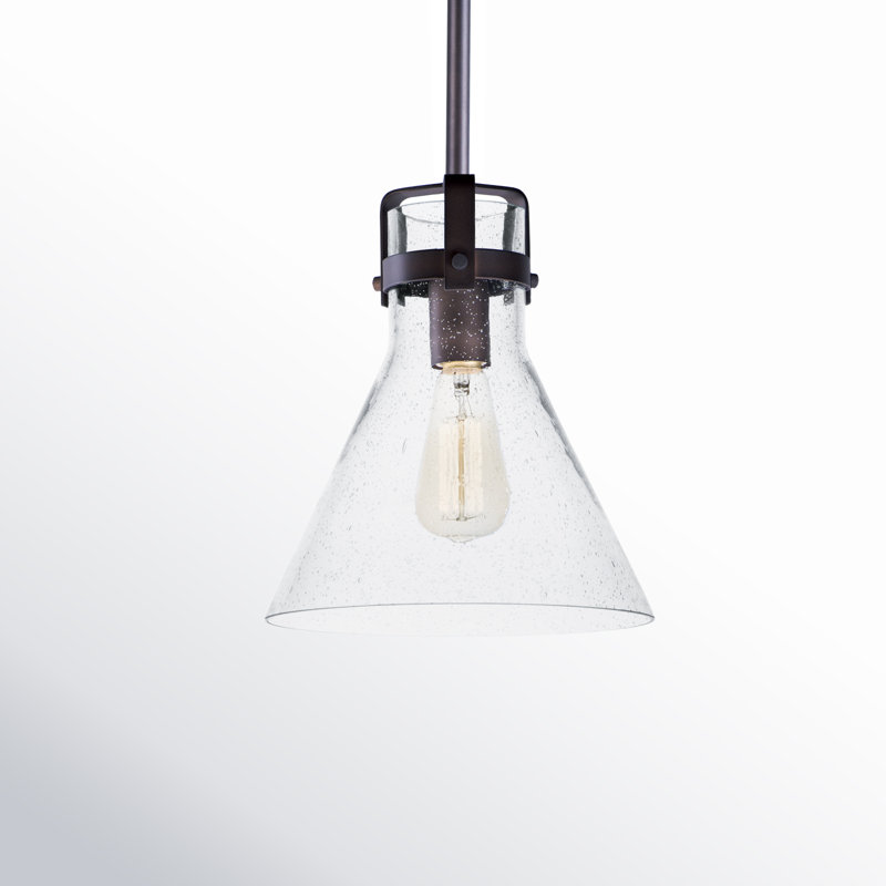 Luminaire suspendu 1 lumière Mirri, Bronze huilé