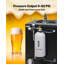 Réservoir de CO2, nouveau cylindre en alliage d'aluminium de 10 lb, réservoir d'air au CO2 avec revêtement léger, valve CGA320, poignée et pression réglable, cylindre approuvé par le DOT pour la distribution de la bière pression et la machine à soda