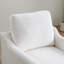 Fauteuil pivotant avec tissu chenille doux-97415409