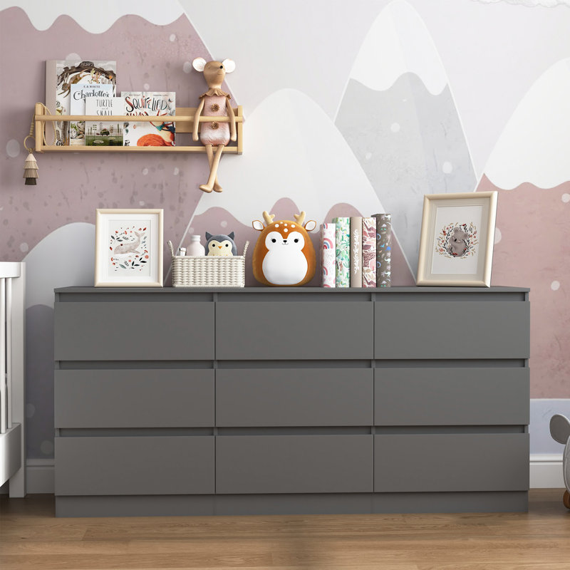 Commode 9 tiroirs, Grey