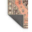 Tapis jaune clair / orange / noir en laine / polyester tissé à la machine à motif oriental Mariska-1512350340
